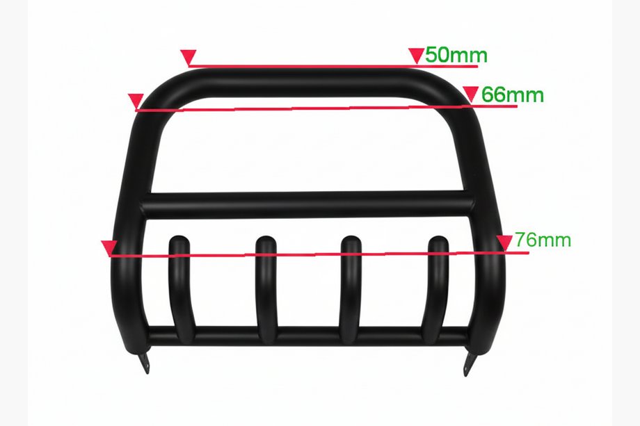 Honda HR-V 1998-2006 Bull Bar QT006 Black (Stainless Steel) Image