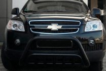 Chevrolet Captiva 2006-2019 Front Bar WT002 Black (Stainless Steel) photo 3