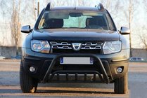 Dacia Duster 2008-2018 Bull Bar WT002 Black (Stainless Steel) photo 2