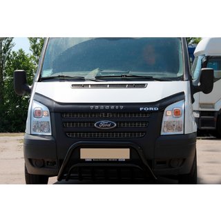 Bull Bar WT002 Black (2006-2014, Stainless Steel) Ford Transit 2000–2014 photo 2