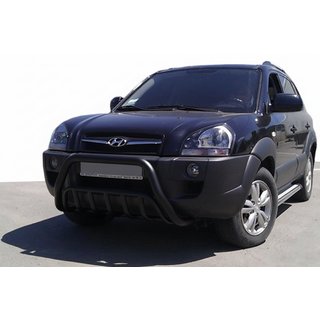 Bull Bar WT002 Black (Stainless Steel) Hyundai Tucson JM 2004- photo 1