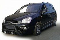 Kia Carens 1999-2012 Bull Bar WT002 Black (Stainless Steel) photo 1