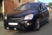 Kia Carens 1999-2012 Bull Bar WT002 Black (Stainless Steel) photo 2
