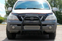 Kia Sorento I BL 2002-2009 Bull Bar QT007 Black (Stainless Steel) photo 2