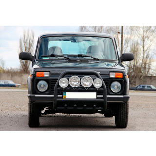 Bull Bar QT007 Black (Stainless Steel) photo 1