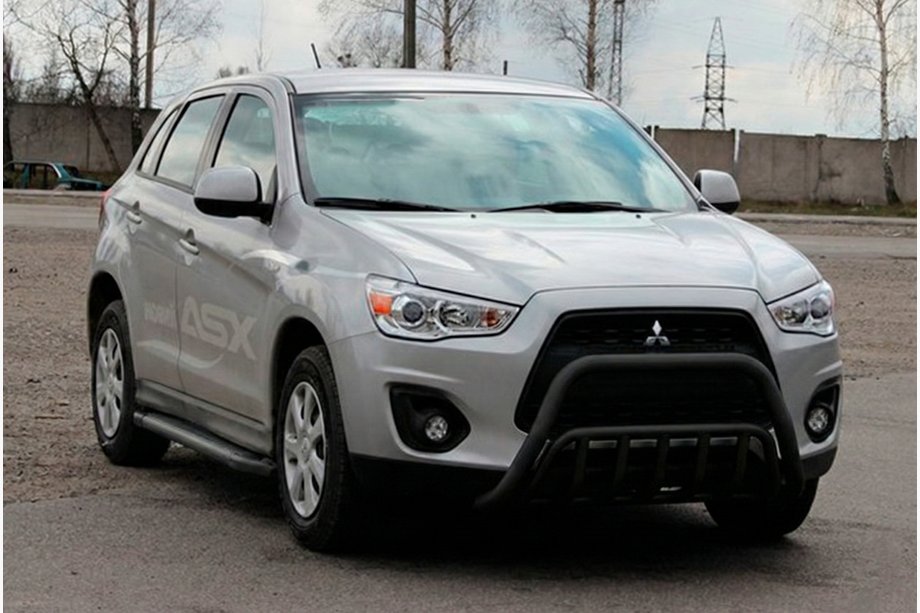 Mitsubishi ASX 2010-2023 Bull Bar WT002 Black (Stainless Steel) Image