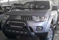 Mitsubishi Pajero Sport 2008-2015 Front Bumper Guard WT002 Black (Stainless Steel) photo 3