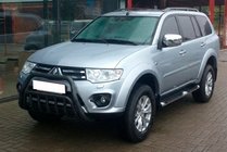 Mitsubishi Pajero Sport 2008-2015 Front Bumper Guard WT002 Black (Stainless Steel) photo 2