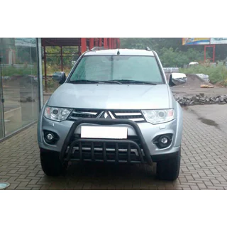 Front Bumper Guard WT002 Black (Stainless Steel) photo 1