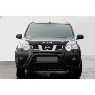 Front Bar WT002 Black (Stainless Steel) Nissan X-trail T31 2007-2014 photo 2