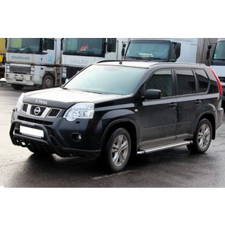 Front Bar WT002 Black (Stainless Steel) Nissan X-trail T31 2007-2014 photo 3