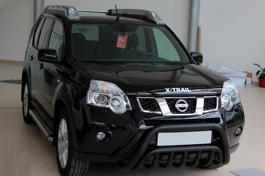 Nissan X-trail T31 2007-2014 Front Bar WT002 Black (Stainless Steel) Image