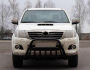 Toyota Hilux 2006-2015 Bull Bar WT002 Black (Stainless Steel) photo 1