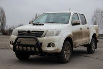 Toyota Hilux 2006-2015 Bull Bar WT002 Black (Stainless Steel) photo 3
