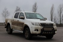 Toyota Hilux 2006-2015 Bull Bar WT002 Black (Stainless Steel) photo 2