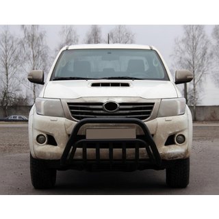 Bull Bar WT002 Black (Stainless Steel) Toyota Hilux 2006-2015 photo 1