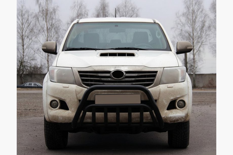 Toyota Hilux 2006-2015 Bull Bar WT002 Black (Stainless Steel) Image