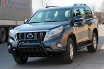 Toyota Land Cruiser Prado 150 2009-2023 Bull Bar WT002 Black (Stainless Steel) photo 3
