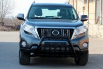 Toyota Land Cruiser Prado 150 2009-2023 Bull Bar WT002 Black (Stainless Steel) photo 5