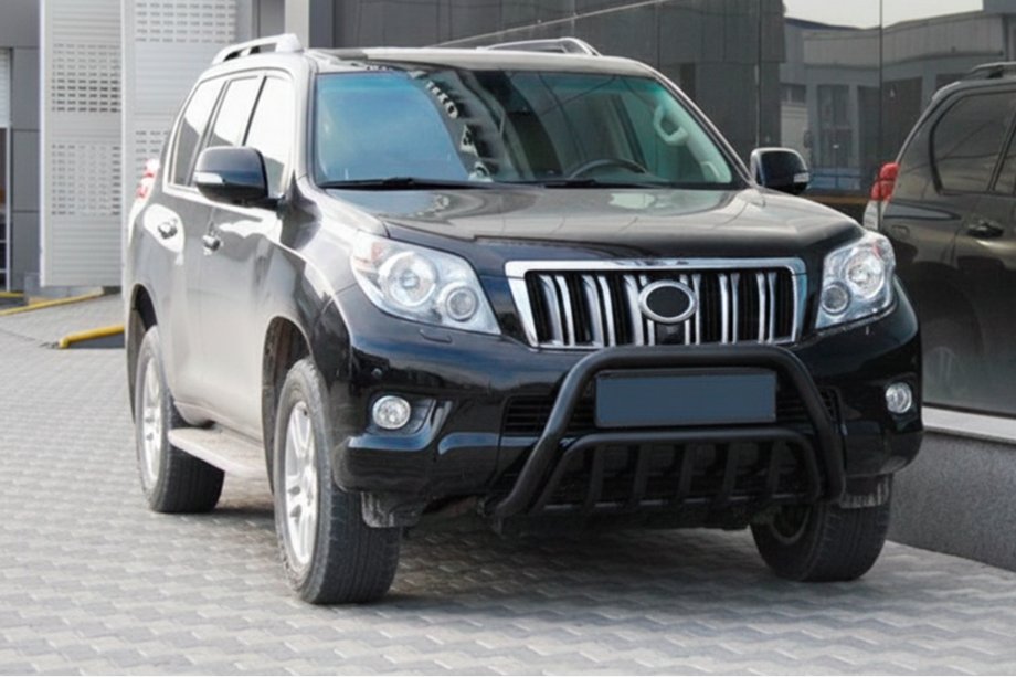 Toyota Land Cruiser Prado 150 2009-2023 Bull Bar WT002 Black (Stainless Steel) Image