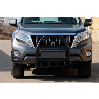Bull Bar QT007 Black (Stainless Steel) Toyota Land Cruiser Prado 150 2009-2023 photo 1
