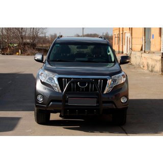 Bull Bar QT007 Black (Stainless Steel) Toyota Land Cruiser Prado 150 2009-2023 photo 3