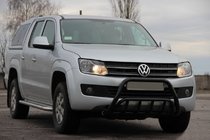 Volkswagen Amarok 2010-2022 Bull Bar WT002 Black (Stainless Steel) photo 3