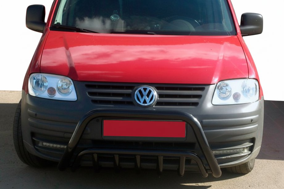 Volkswagen Caddy 2004-2010 Bull Bar WT002 Black (Stainless Steel) Image