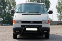 Volkswagen T4 Caravelle/Multivan 1990–2003 Bull Bar WT002 Black (Stainless Steel) photo 3
