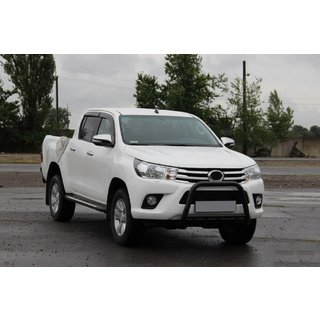 Front Bumper Guard QT008 Black (Stainless Steel) photo 1