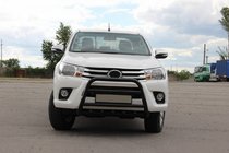 Toyota Hilux 2015- Front Bar WT010 Black (Stainless Steel) photo 2