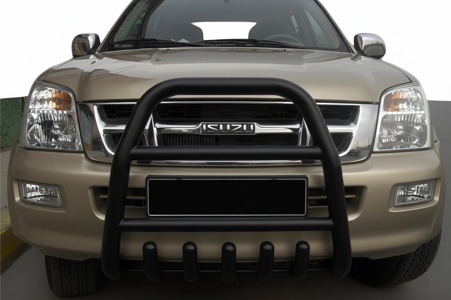 Isuzu D-Max 2011-2019 Front Bumper Guard QT007 Black (Stainless Steel) Image
