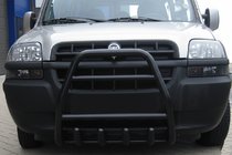 Fiat Doblo I 2001-2005 Front Bar QT007 Black (Stainless Steel) photo 1