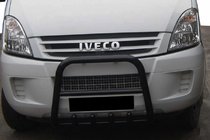 Iveco Daily 2006-2014 Bull Bar QT007 Black photo 1