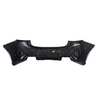 Rear bumper with diffuser in X4M F98 style (2022-2024) BMW X4 G02 2018- photo 4