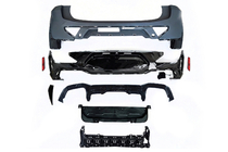 BMW X4 G02 2018- Rear Bumper with Diffuser M-Sport (2022-2024) photo 1