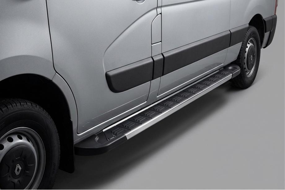 Opel Movano 2010-2021 Side Steps RedLine V1 (2 pcs, Aluminum) Image