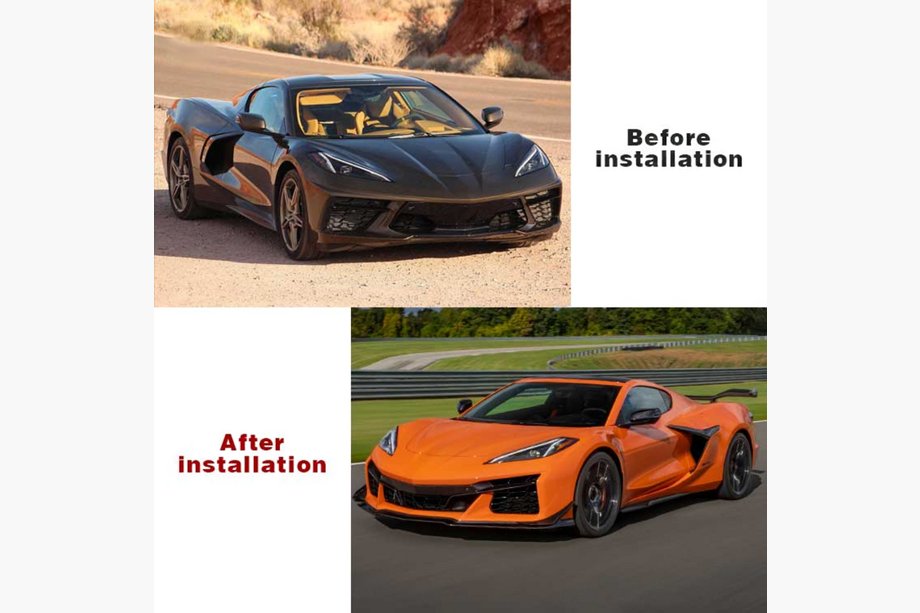 Chevrolet Corvette C8 2019- Z06 Body Kit Set Image