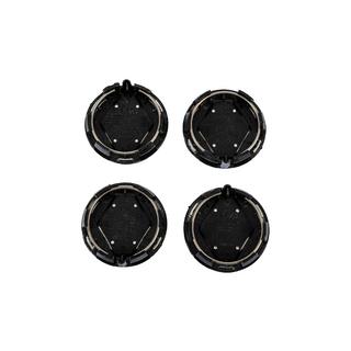 Grey wheel center caps with ring 81568GR (57mm to 49mm, set of 4) photo 3