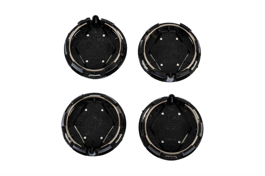 Renault Grey wheel center caps with ring 81568GR (57mm to 49mm, set of 4) Photo 3