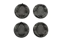 Renault Graphite Wheel Center Caps with Ring 81568DRK (57mm to 49mm, Set of 4) photo 3