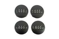 Audi Wheel center caps 60/58mm graphite ad5957g (set of 4) photo 1