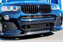 BMW X4 F26 2014-2018 Front bumper lip (for M-Sport, Carbon) photo 1