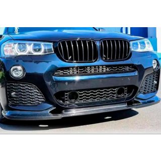 Front bumper lip (for M-Sport, Carbon) BMW X4 F26 2014-2018 photo 1