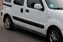 Renault Kangoo 1998-2008 Side Bars Black (2 pcs, Stainless Steel) photo 2