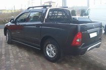 SsangYong Action 2005-2018 Side Bars Black (2 pcs, stainless steel) photo 2