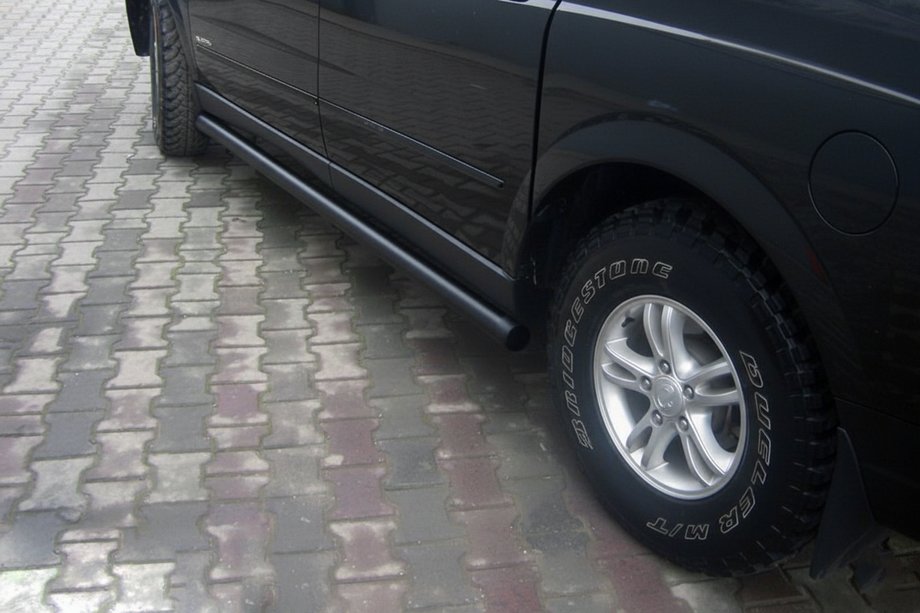 SsangYong Action 2005-2018 Side Bars Black (2 pcs, stainless steel) Image