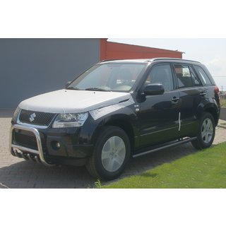 Side Bars Black (2 pcs, stainless steel) Suzuki Grand Vitara 2005-2017 photo 2