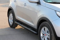 Kia Sportage 2010-2015 Side Bars Black (2 pcs, Stainless Steel) photo 4
