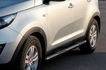 Kia Sportage 2010-2015 Side Bars Black (2 pcs, Stainless Steel) photo 3